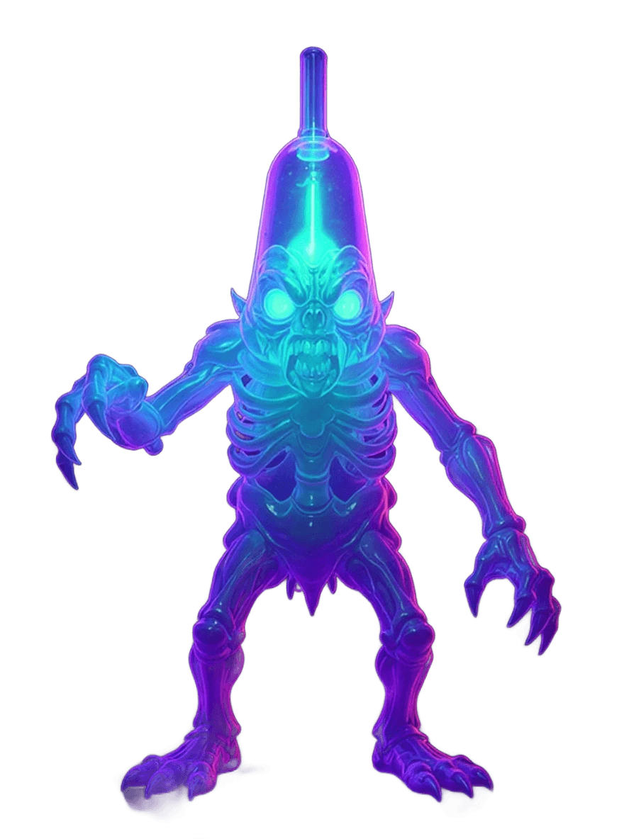 Fluorescent Tube Wraith